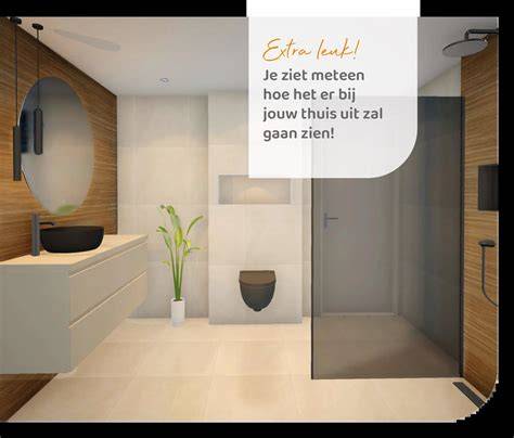 infographic: badkamerindeling en 3D-ontwerp