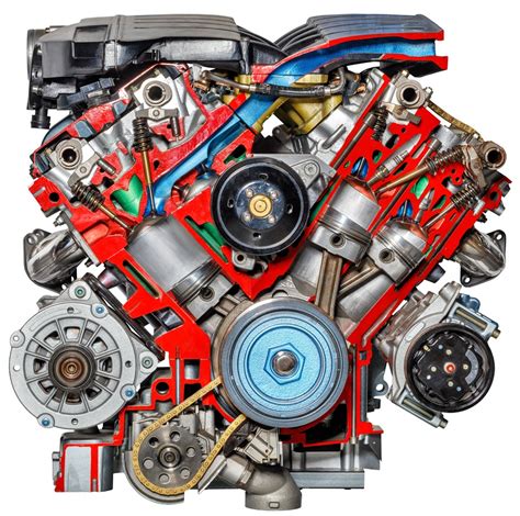 Overzicht van mogelijke lekkagepunten in een automotor.