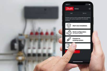 Infographic: Danfoss Icon App setup flow