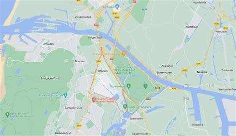 Infographic over Velserbroek polder en Velserdijk