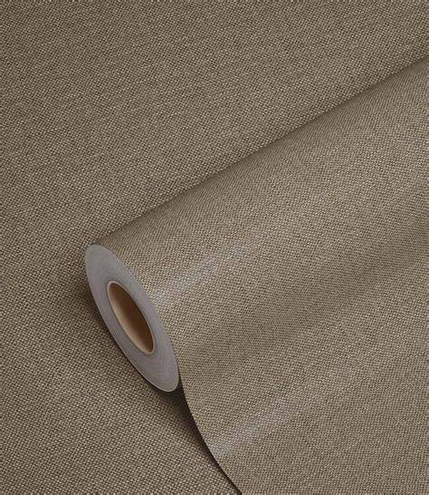 Behouwwijk: visualisatie van linnen look behang met beige-grijze tint