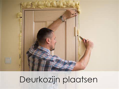 Infographic: overzicht stappenplan deurkozijn plaatsen