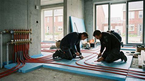 Infographic: Stappenplan vloerverwarming installatie