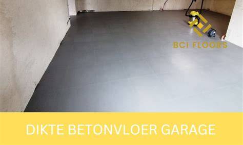 Infographic: warmtegeleiding en dikte betonvloer