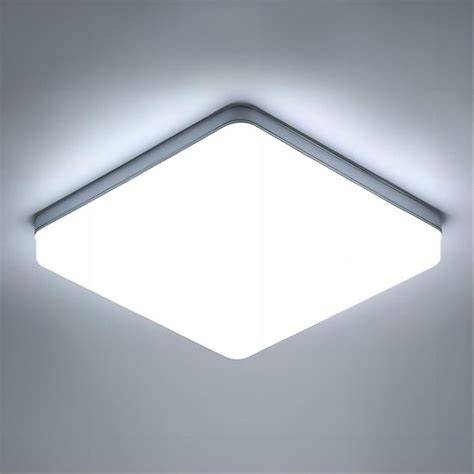 Vierkante plafondlampen met IP44