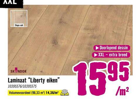 Infographic: XXL eiken laminaat kenmerken en voordelen