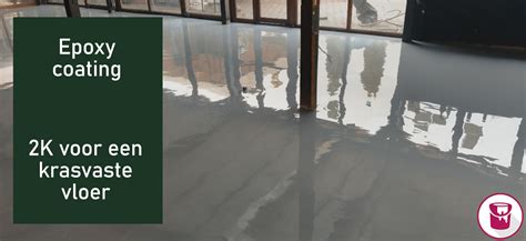Infographic: Opbouw Epoxy 2K vloercoating (lagen en verharder)