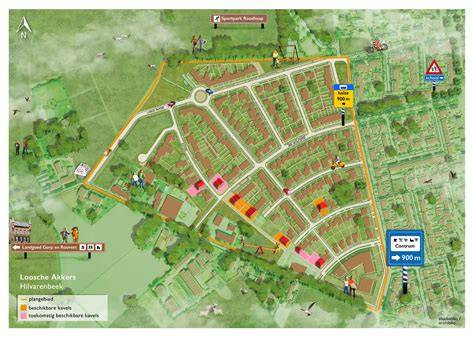 Infographic met regionale plattegrond en hofstructuur van Harderwiekerbrink