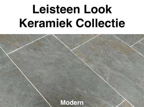 Diagram: vergelijking keramisch leisteen look vs echt leisteen