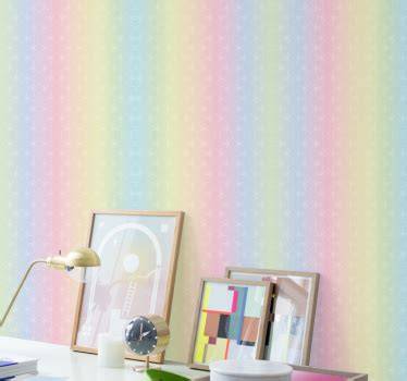 Kleurrijke regenboog glitter behang prikbord infographic: overzicht van kleuren en patronen