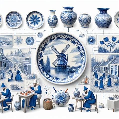 Infographic: Ontstaansgeschiedenis van Delfts Blauw