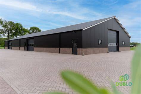 Infographic: Indeling van BEDRIJFSHAL en WONING