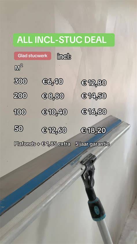 Infographic: Prijsklassen stucwerk Hoorn 5-50 €/m², uurtarief 25-45 €/uur