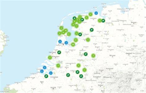 Kaart: Servicegebied van lokale ontstoppingsbedrijven