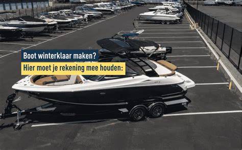 Checklist voor winterklaar maken van boot en systemen