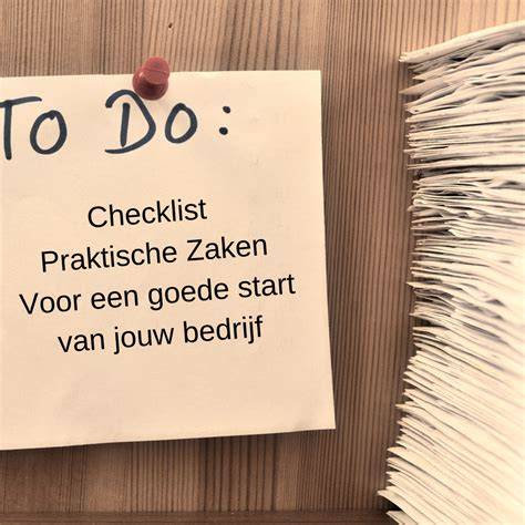 Praktische checklist afbeelding: stap-voor-stap bevestiging