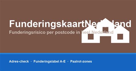 Funderingskaart Haarlem: overzicht per adres