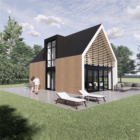 Diagram: veelvoorkomende materiaalkeuzes in prefab woningen