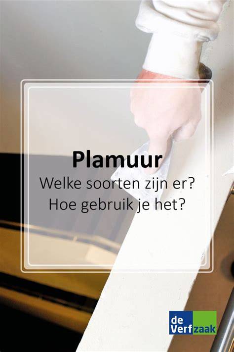 Infographic: Soorten plamuur en toepassingen