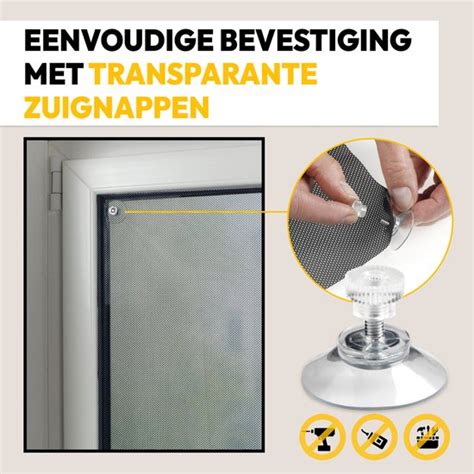 Montage schema pick & click met zuignappen