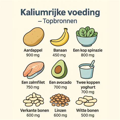 Vochtregulerende voeding: kaliumrijke opties