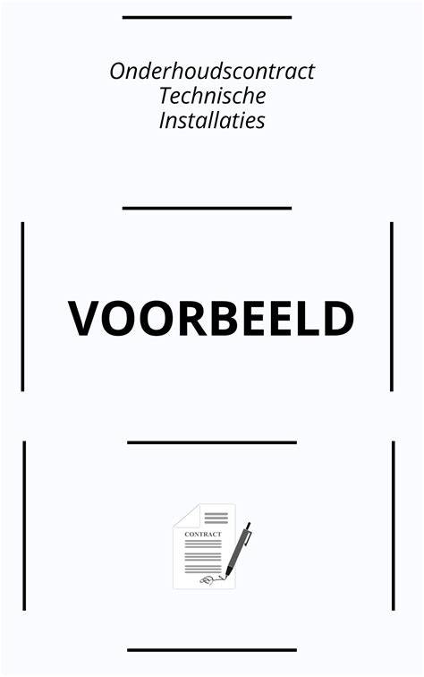 Diagram: onderhoudsbeurt en onderhoudscontracten