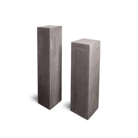 Infographic: Betonlook zuil kenmerken en afmetingen
