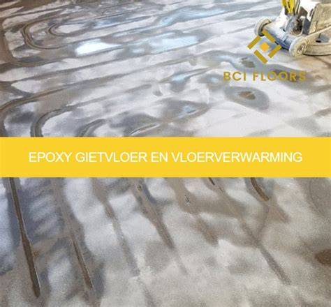 Diagram: vergelijking PU, epoxy en microcement voor vloerverwarming