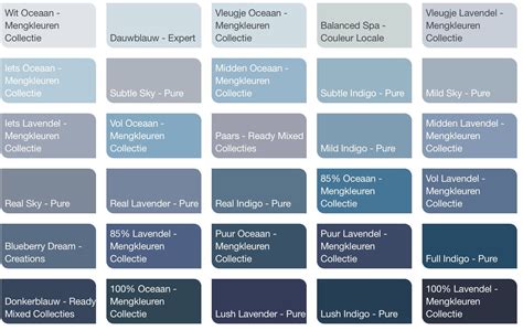 Infographic: Blauwgrijze muurverf - veelzijdigheid en combinaties