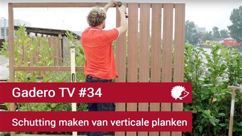 Video still: verticale planken schutting montage