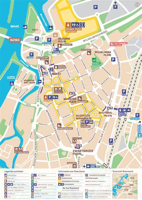 Roermond plattegrond met vloerzaken