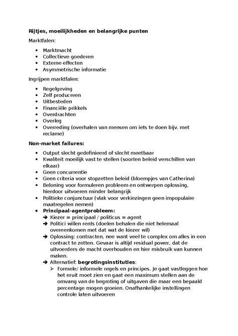 Overzicht constructieve kernpunten