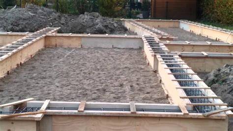 Plan van gemetselde borstwering en fundering