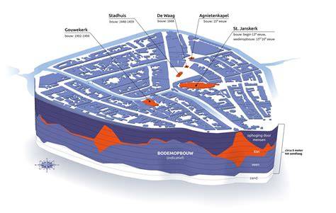Infographic: Oorzaken en herstelopties van funderingsproblemen in Gouda