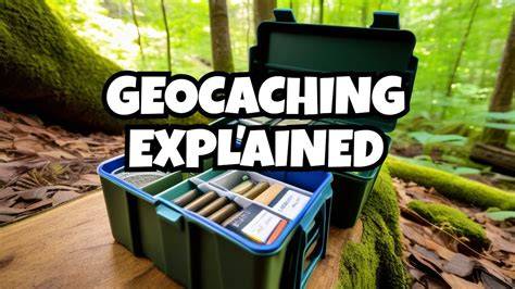 Diagram: workflow van Waymarking naar geocache log