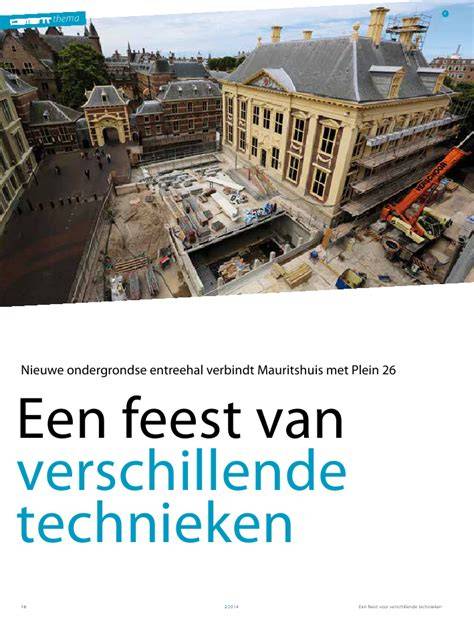 Infographic: Mauritshuis uitbreiding met ondergrondse foyer en Plein 26 verbinding