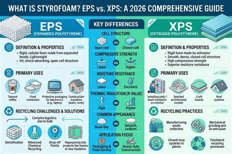 Infographic: EPS vs XPS eigenschappen en toepassingsgebieden