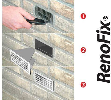 RenoFix RVS renovatieroosters voor kruipruimteventilatie