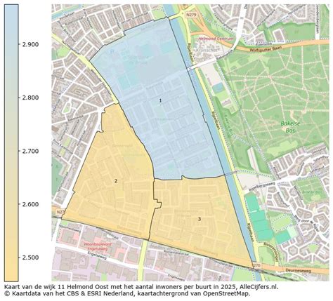 Informatieve kaart van Helmond-Oost met renovatiezones