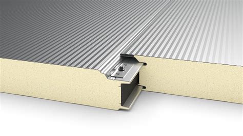 Detailfoto van een sandwichpaneel