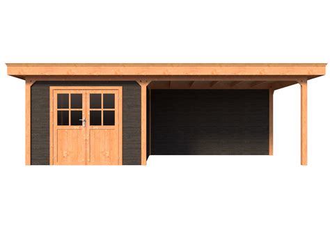 3D-configurator plat dak blokhut