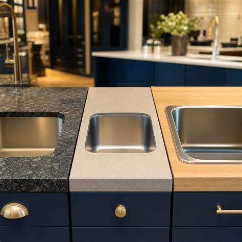 Diagram van montagevarianten: vlakbouw, opbouw, onderbouw, rimless