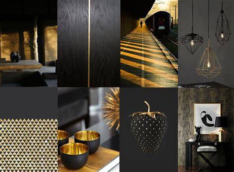 Voorbeelden van kleuren en afwerkingen: koper, goud, zwart, wit