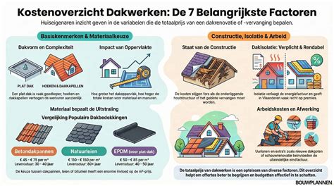 Infographic: factoren die de kosten van een uitbouw beïnvloeden