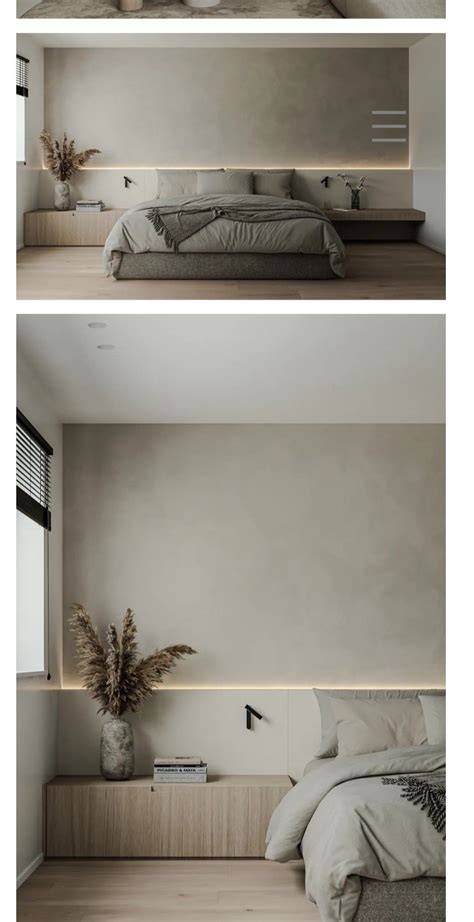 Minimalistisch Essential bed interieur inspiratie
