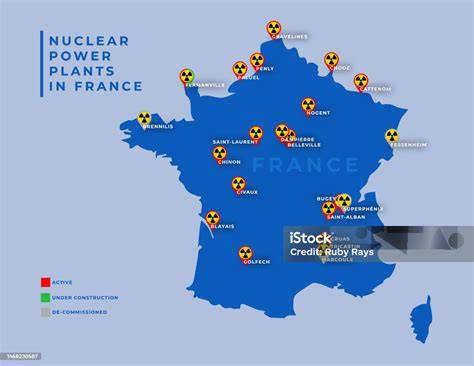Infographic: Franse kerncentrales en geplande EPR-projecten