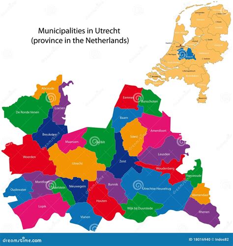 Kaart: regio Utrecht en Nieuwegein als leslocaties