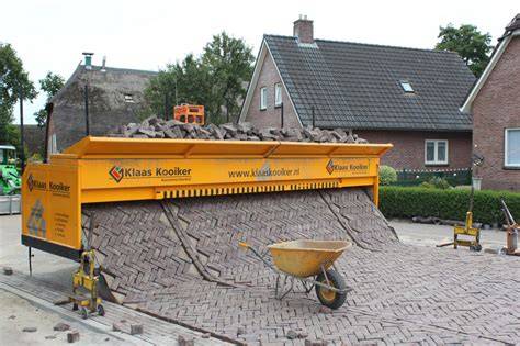 Infographic: Voordelen van machinaal bestraten en typologie van machines