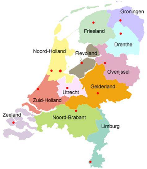 Kaart van Faunabeheerplannen per provincie