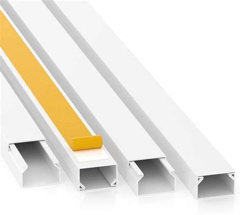 Infographic: overzicht afmetingen en kabelcapaciteit van Cable Duct zelfklevende kabelgoot